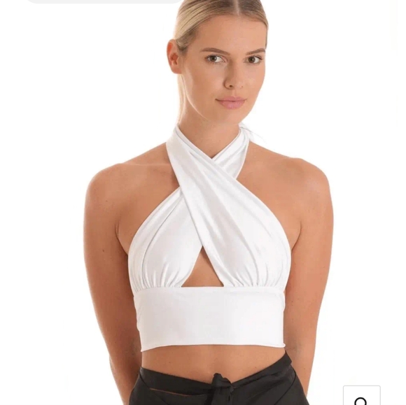 Balia 8-Way Wrap Top - White - Standard Size - Picture 3 of 7